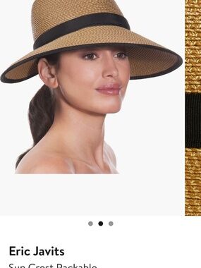 Eric Javits Packable Straw Fedora